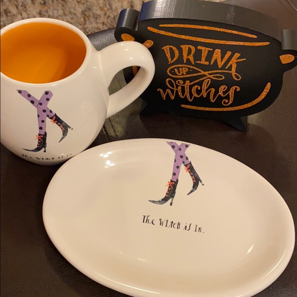 Rae Dunn Halloween dishes